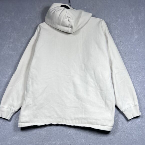 Fear Of God Essentials Sweatshirt Hoodie Mens Size Small Off White Pullover - Picture 9 of 14